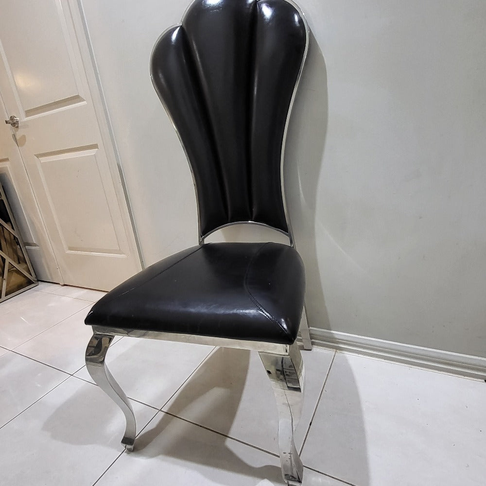 Lockland black leather online b&t chair