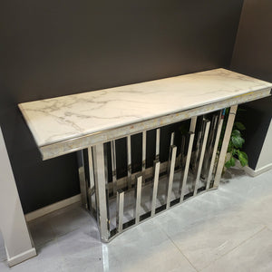 Elegant Modern Marble Console Table only