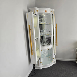 White MDF Buffet Cabinet / Display Unit