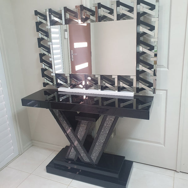 Ashton Hallway Console Table & Mirror Bronze, Console Sets